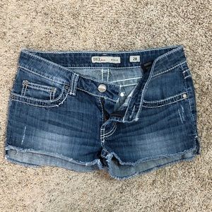 Mid Rise Stella BKE Denim Shorts
